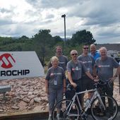 Foto de Microchip Technology de: In Colorado Springs, some employees are keeping fit by participating in the Microchip Bike to Work program.