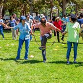 Foto de Microchip Technology de: Summer and fun go together – even at Microchip. Our team in San Jose recently enjoyed some delicious food and fun activities at their annual BBQ.