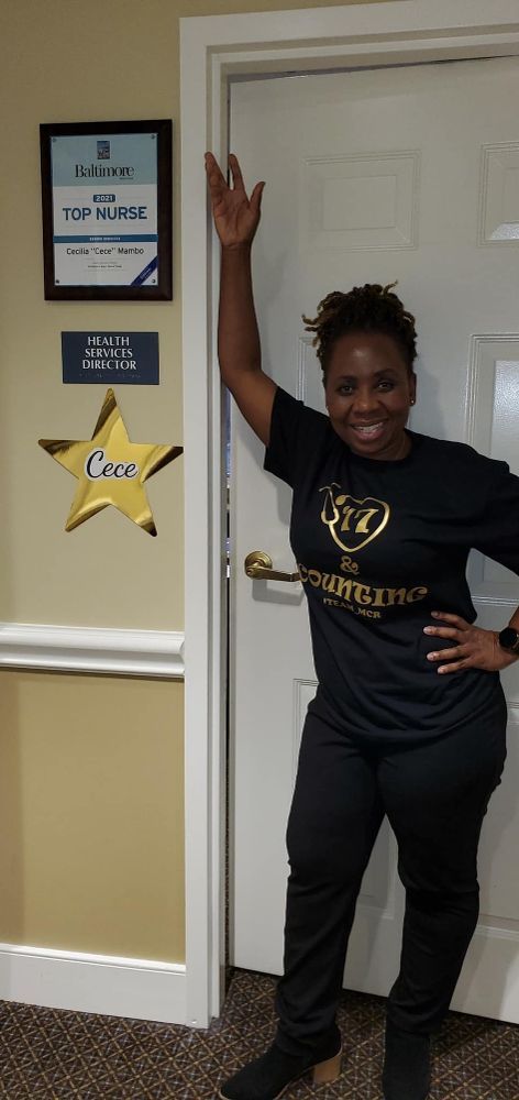 Foto de Brightview Senior Living de: Miss Cece, our lovely Mays Landing Community Health Services Director.